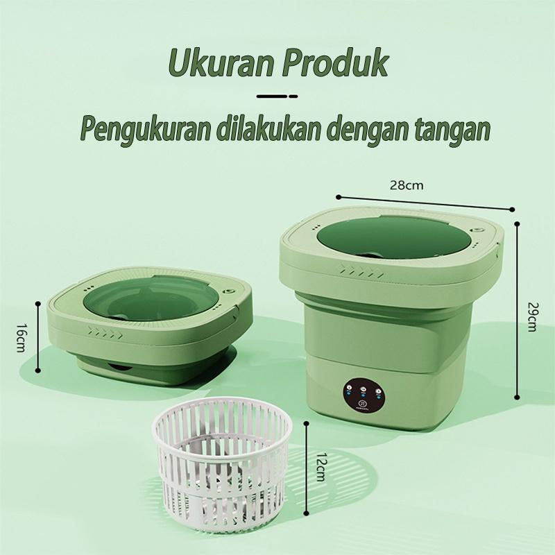 Product Introduction of Mesin Cuci Lipat Mini Portabel / Mesin Cuci Lipat Otomatis 10.5L / Pengering Sterilisasi Cahaya Biru / Mesin Cuci & Kering All-in-One 12