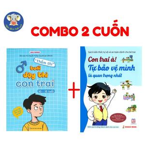 Sách - Combo 2 Quyển: Thầm Thì Tuổi Dậy Thì Con Trai Và Con Trai À! Tự Bảo Vệ Bản Thân Mình Là Quan Trọng Nhất
