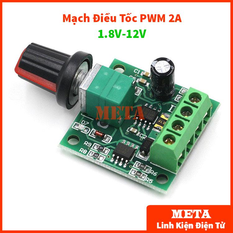 Mạch điều tốc động cơ PWM 2A DC 1.8V-12V 1803BK