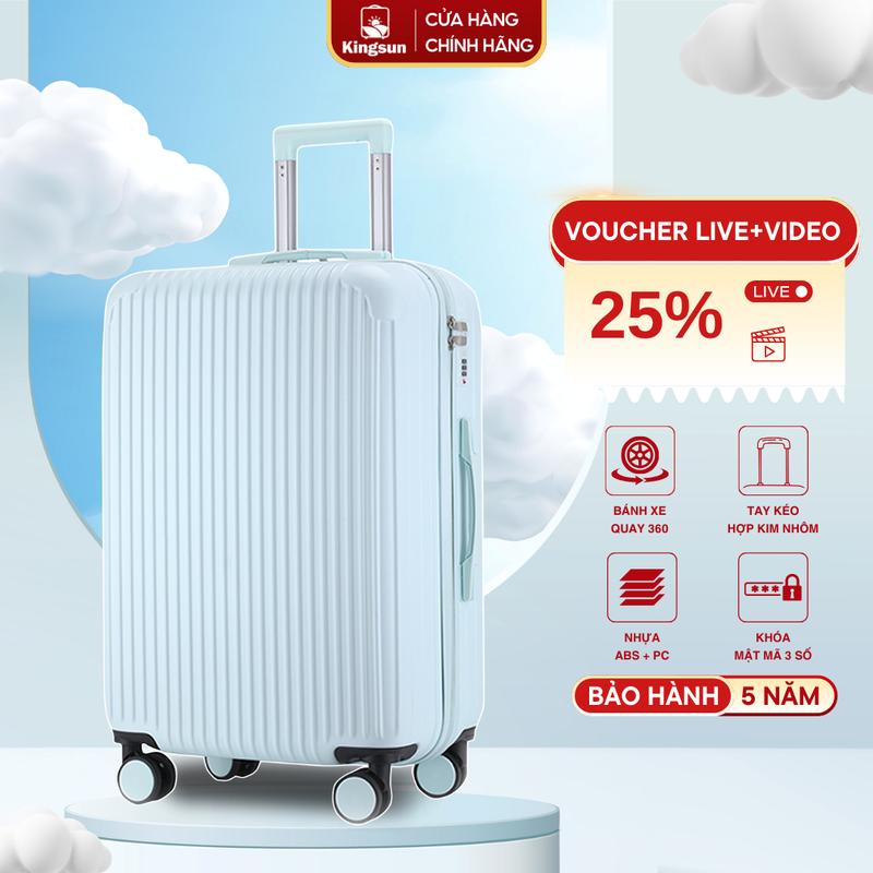 Vali kéo du lịch T01 Size 20 thời trang, bảo hành 5 năm