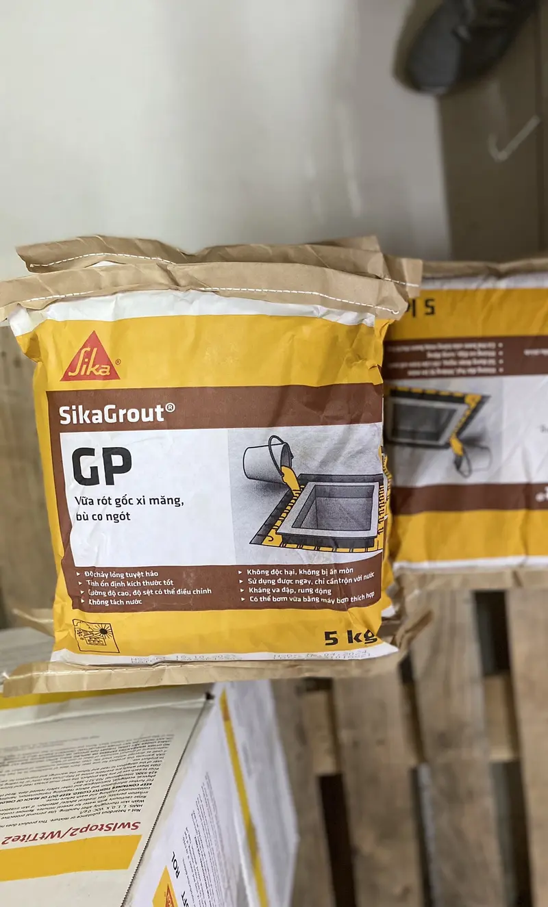 Product Introduction of Sikagrout GP - 5kg (vữa rót) 1