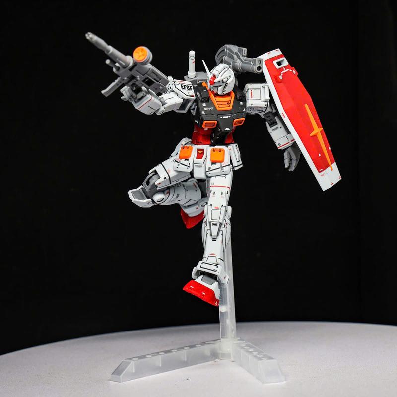Mô hình HG Gundam RX-78 Custom Color Thunder, 1/144 Gunpla, Đồ chơi nhựa, Xếp hình thông minh Bộ Lắp Ráp Tháo Lắp Toy 6