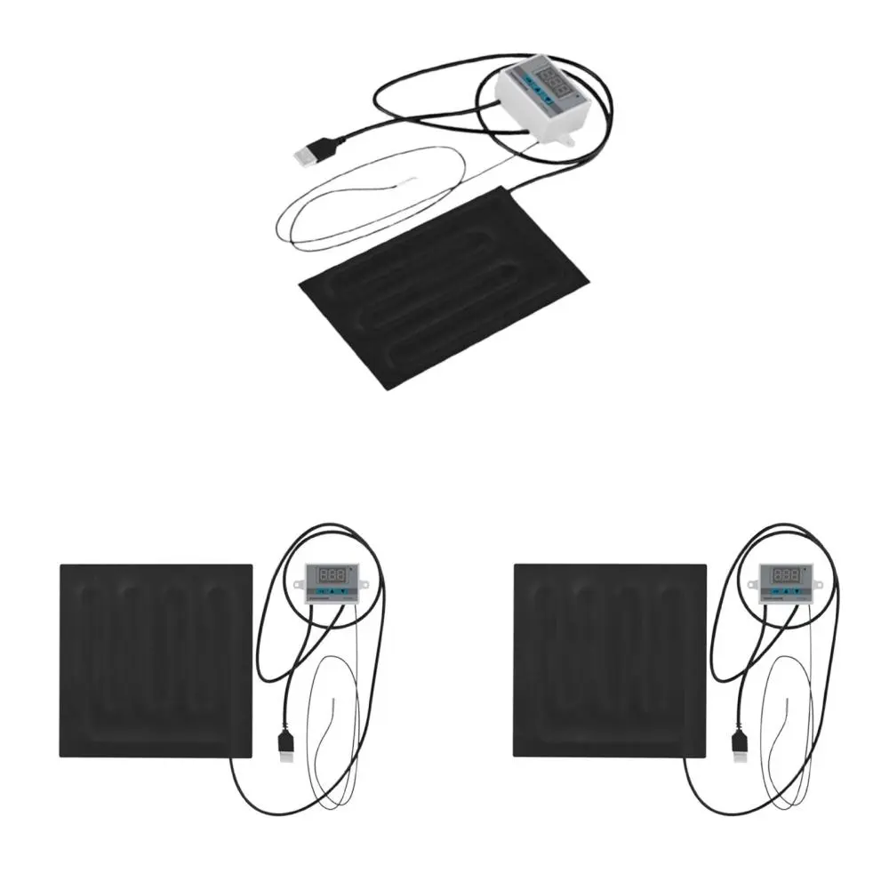 Reptile Heating Pad Adjustable Temperature Warming Pad for Gecko Frogs Snake