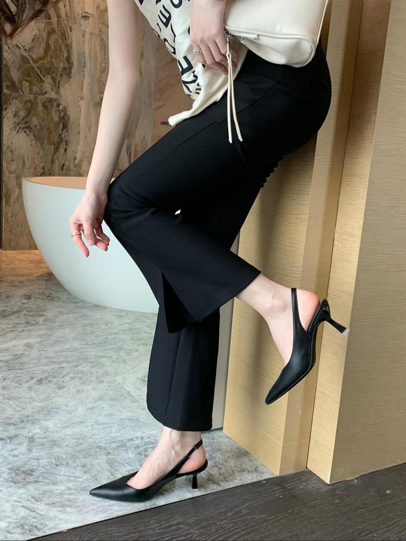 Product Introduction of Women's Solid Color Heels, Elegant Pointed Toe High Heels for Party, Daily Clothing Decor, Shoes for Women, Footwear 4