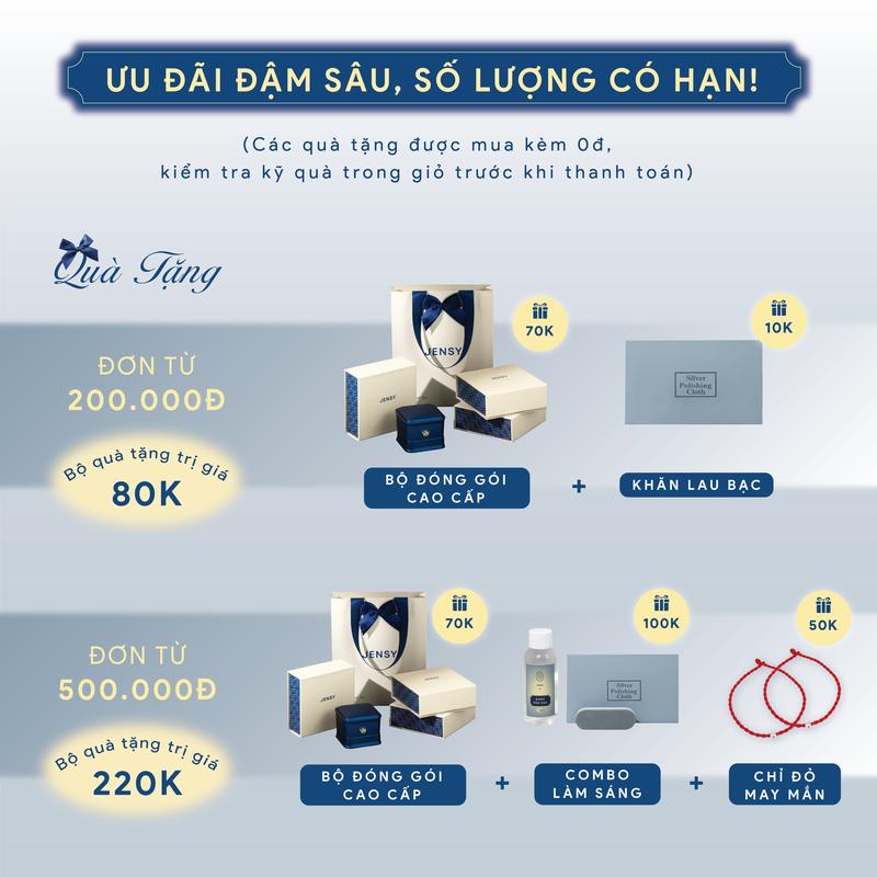 Product Introduction of Nhẫn Đôi Bạc Nam Nữ Tình Yêu Cao Cấp JENSY Gắn KC Moissanite Kiểm Định GRA "Cupid Kiss" NDJ6 14