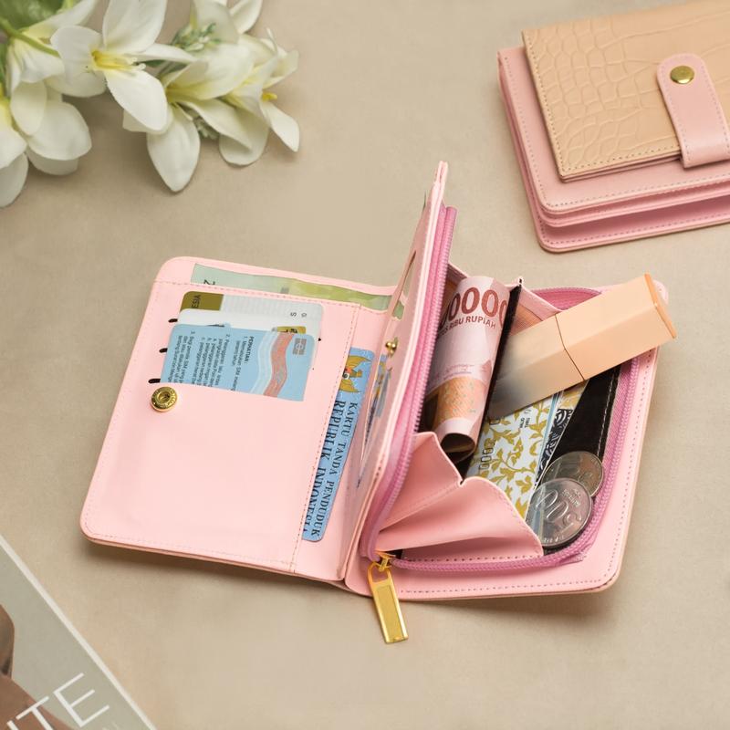 Product Introduction of MORMON KEROBE - Dompet VIRAL Lipat Mini Wanita Terbaru 2025 Premium Kartu Kulit Uang Cewek 9