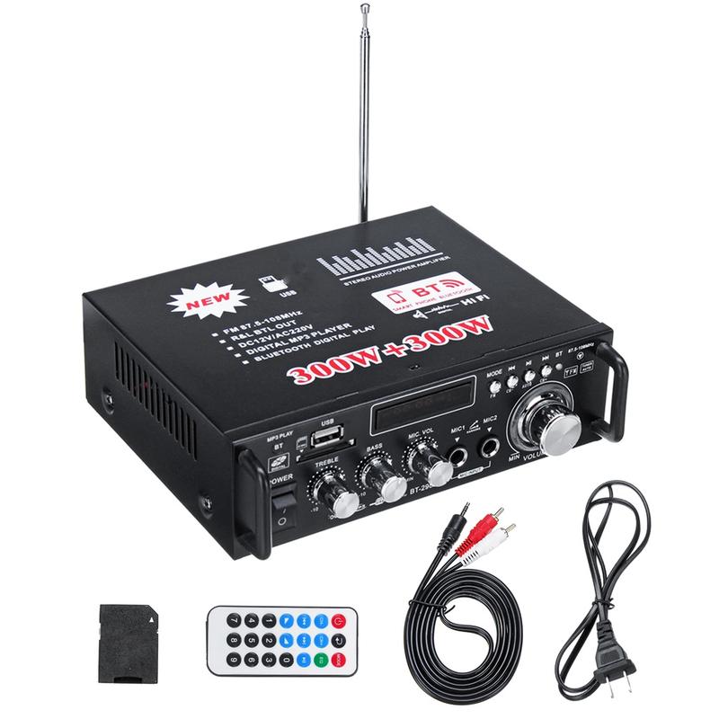 Âm ly mini bluetooth BT 289A giá rẻ Amply 12v công suất lớn bảo hành 12 tháng Nghe Nhạc