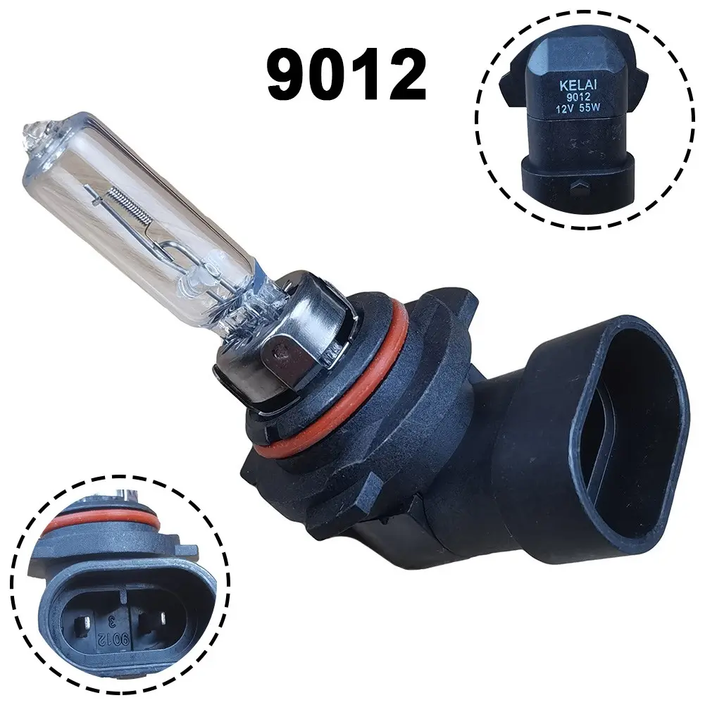 Car Bulb Halogen Headlight Yellow White Light  9012 HIR2 12V 55W 1PCS