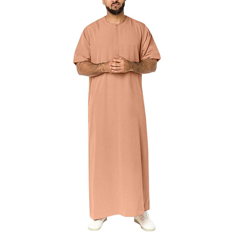 Product Introduction of Áo Sơ Mi Nam, Phong Cách Trung Đông Hồi Giáo, Phong Cách Dubai Malaysia, Có Khóa Kéo, Áo Choàng Hồi Giáo, Bán Chạy, Hàng Mới Về, 2024 2
