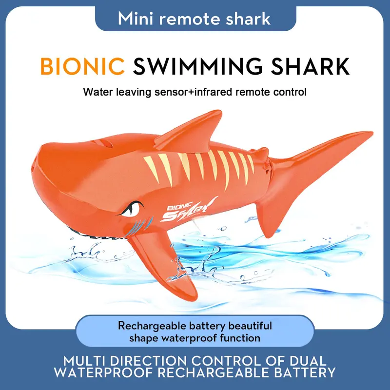 Remote Control Shark Toy, 1 Box Electric Shark Toy, Outdoor Toys, Birthday Gifts, Indoor & Outdoor Toys 4