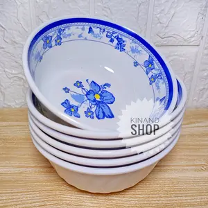 [COD] mangkuk ulir melamin hugico 6 inch motif tiongkok gratis bubble wrap