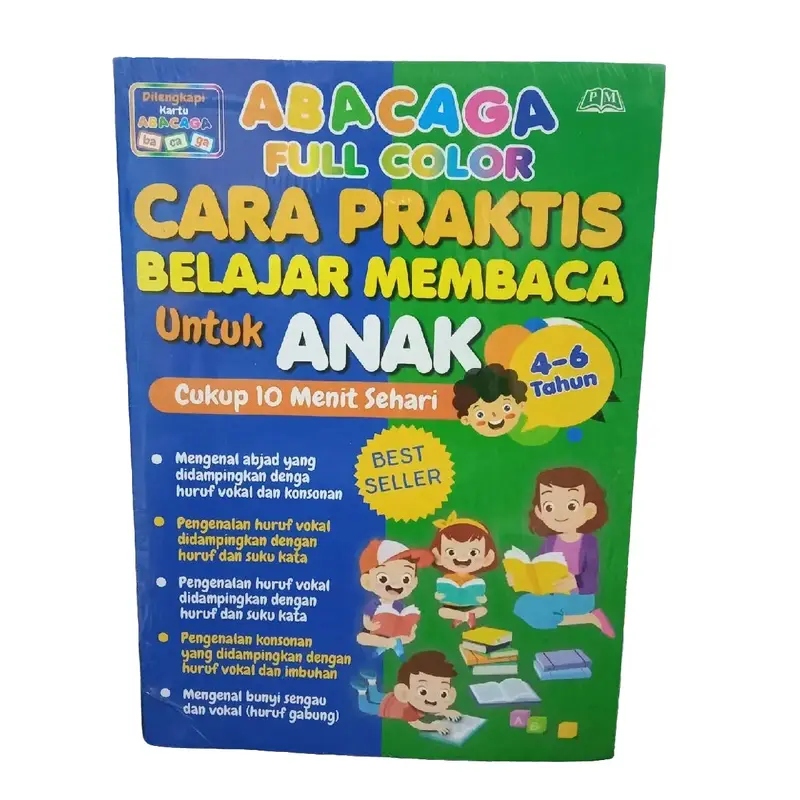 Buku Anak Tk Dan Paud ABACAGA Cara Praktis Belajar Membaca Untuk Anak Uk Besar  Soft Cover 0