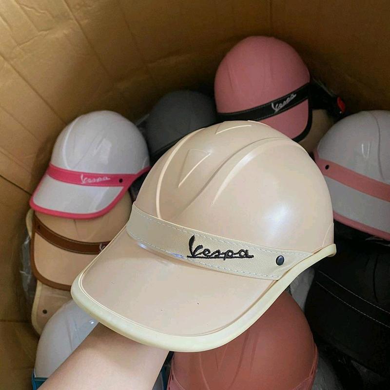  Nón Kết Thời Trang Vespa Có khoét lỗ và không khoét lỗ Nón Bảo Hiểm 