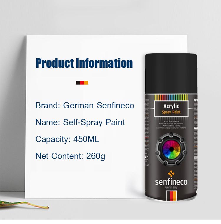 Handheld Automotive Touchup Pen with German Selfspray Paint Black and White Rustproof Chrome Coating