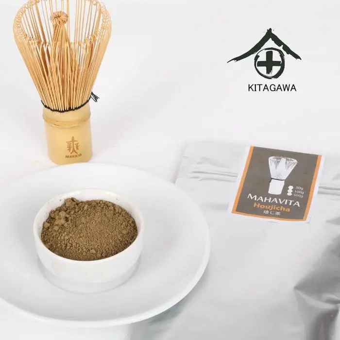 Mahavita Hojicha roasted matcha bubuk teh sangrai jepang grade Barista - 100gr 4