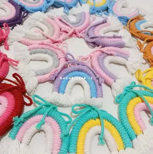 Gantungan Tas Macrame Rainbow Part 2 - Produk Real Pict