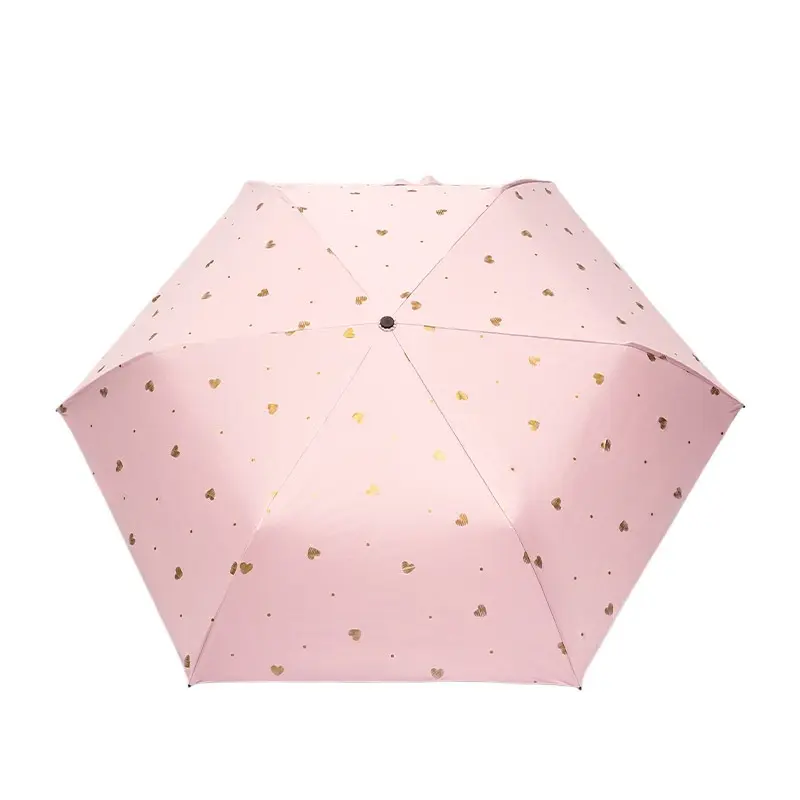OHSOME - Solo Corner Ultra-lightweight Umbrella Heart Shape Payung Lipat Motif Hati 3