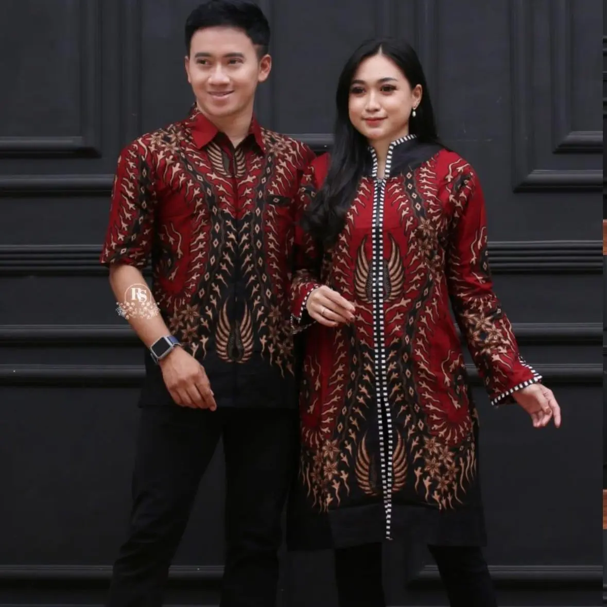 BATIK COPLE ATASAN PRIA DAN WANITA TERBARU TERLARIS M L XL XXL LD 120CM