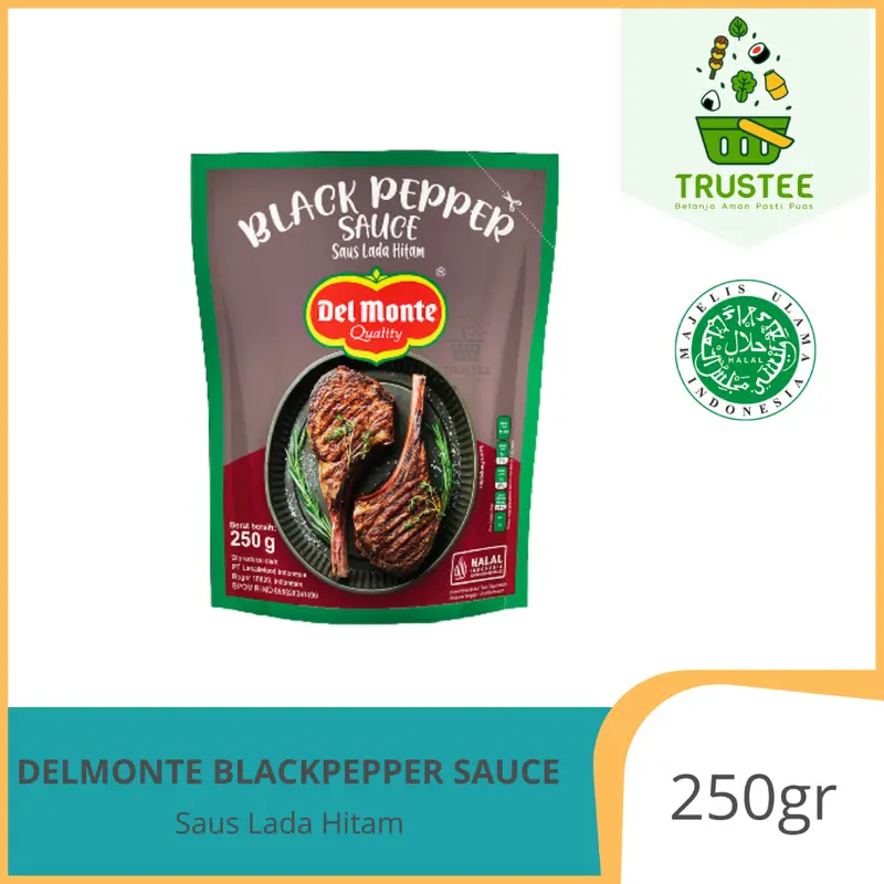 Delmonte Saus Lada Hitam / Black Pepper Sauce 250gr 0
