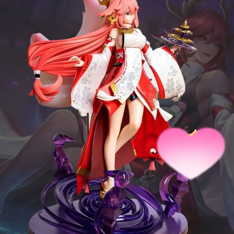 Mô hình Yae, Hình Kamiko, Mô hình Anime Game Girl, Đồ trang trí Quà Tặng, Tượng, Đồ trang trí Vỏ Chó Mèo Thủy Triều