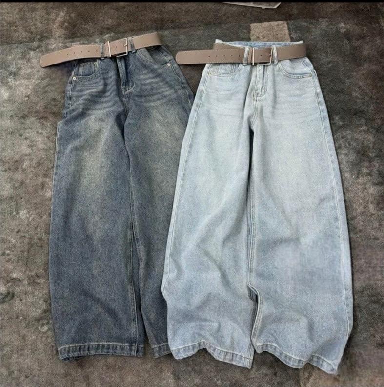 Product Introduction of [MẪU MỚI] QUẦN JEAN ỐNG SUÔNG CẠP CAO HÁCH DÁNG PHONG CÁCH HQ SIÊU XINH 2 MÀU HOTTREND Women 5