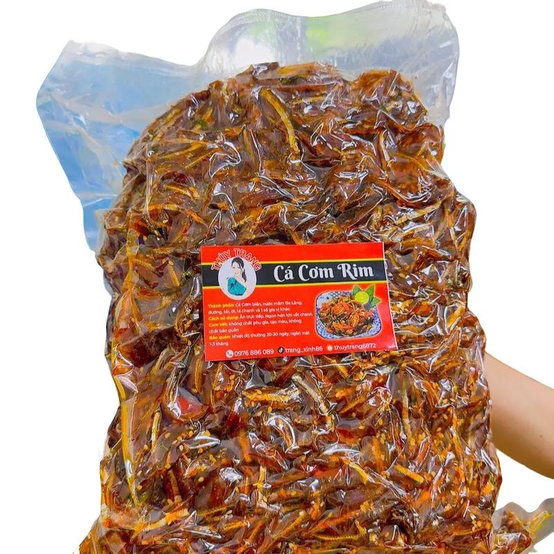 ( Sỉ ) 5kg Cá cơm rim chua ngọt (Hút chân không ). Ngon hơn khi vắt chanh hoặc quất