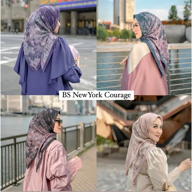 Jilbab Segiempat Hijab Segi Empat Buttonscraves Series Premium