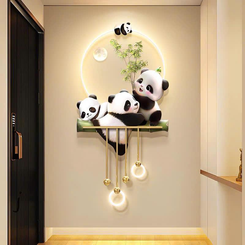 Tranh Đèn Led Gấu Trúc Cao Cấp, Decor, Trang Trí Phòng Khách, Phòng Ngủ, Showroom, Spa, Nail, Quán Cà Phê