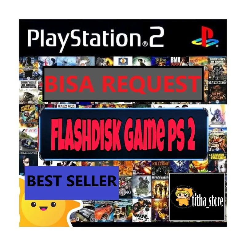 Request Flashdisk 32GB Isi Game PS2  Langsung Main bisa request game apa aja Storage Otg 0