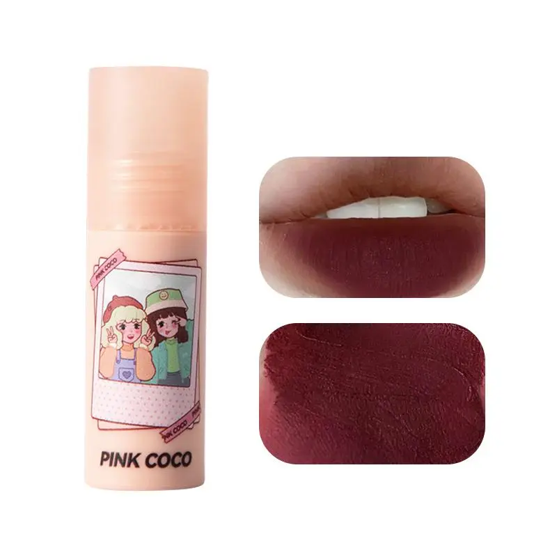 Long Lasting Matte Lipstick, Water Proof Matte Lip Balm, Sweat Proof Moisturizing Matte Lip Balm Lip Gloss Lip Oil Lip Tint Lip Moisturizer for Girls and Women, Velvet Matt Finish Lip Gloss, Christmas Gift
