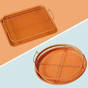 Tray Peniris Minyak Baki Persegi White Estetik