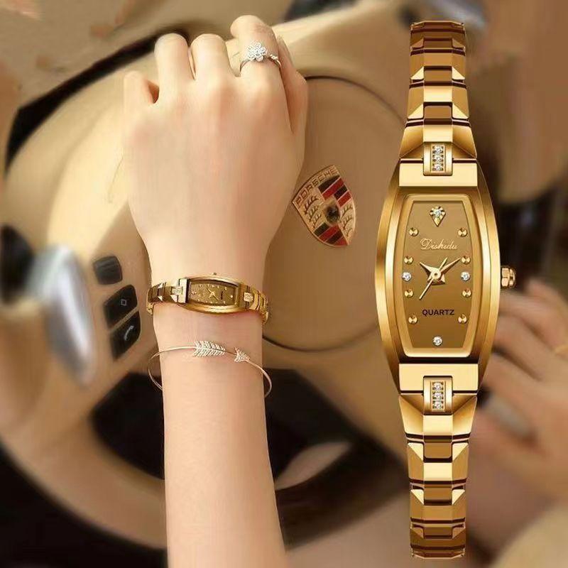 Product Introduction of Đồng Hồ Cơ Tự Động Thụy Sĩ, Hàng Mới Về, Dành Cho Nữ, Không Thấm Nước, Thiết Kế Hình Bầu Dục Đơn Giản Và Duyên Dáng, Ưa Nhìn, Thích Hợp Cho Nữ 13