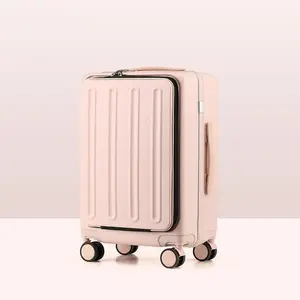 Hanke Koper Size Kabin Laptop & Pakaian HK061 - Pink, 20