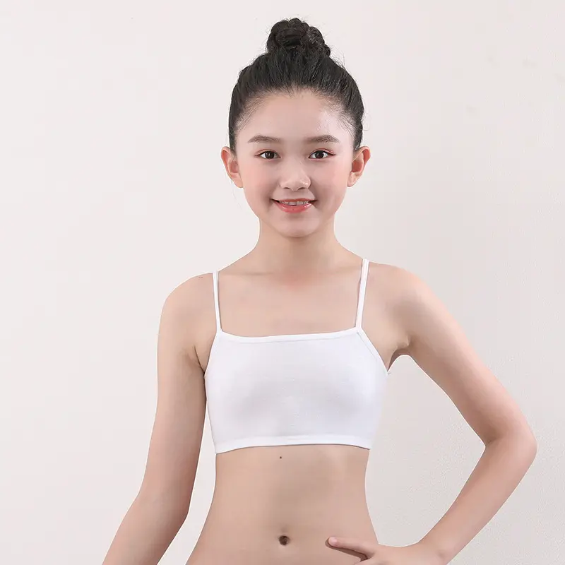 Áo Vest Cho Bé Gái 7-13 Tuổi, Áo Ngực Cho Thanh Thiếu Niên, Áo Bralette Cho Trẻ Em, Đồ Lót Chống Va Đập Thoáng Khí, Địu Mỏng Cho Học Sinh Và Bé Gái 7