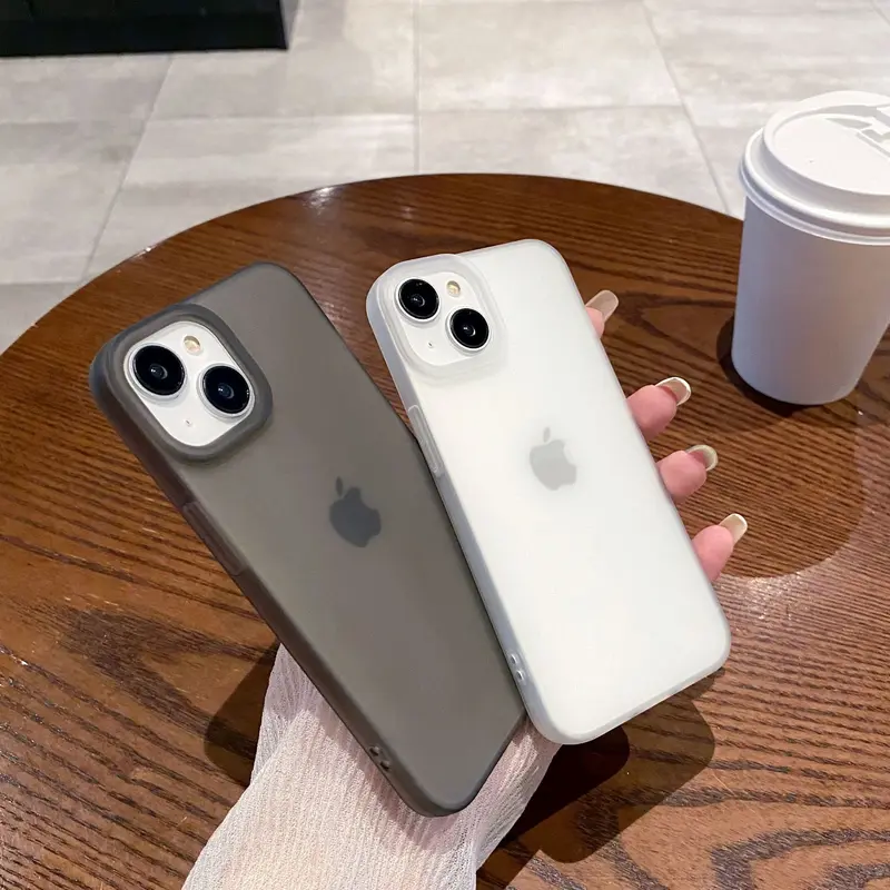 Vỏ Bảo Vệ, Siêu Mỏng, Chống Sương Băng, Tương Thích Với iPhone 16 Và Apple 15promax, Thiết Kế Lỗ Lớn, Vỏ Lì Điện Thoại Di Động Đơn Giản, Chất Liệu Mềm Mại, 14 0