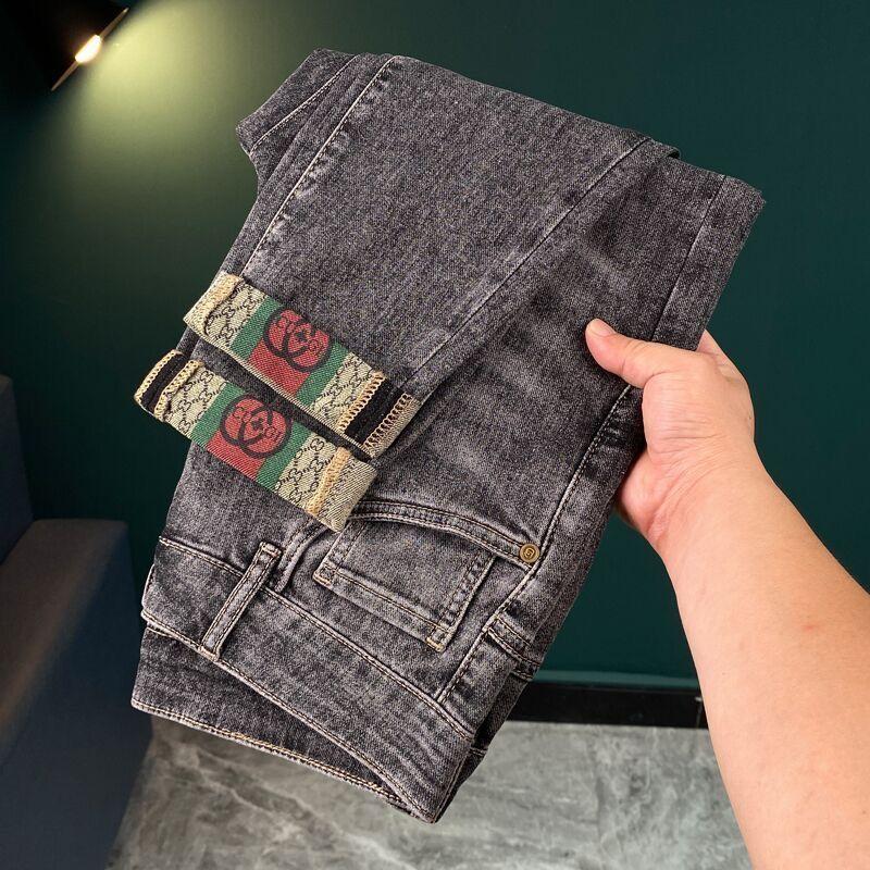 Product Introduction of Quần Jean Nam Hợp Xu hướng Cao Cấp, Dáng Rộng Vừa Vặn, Quần Ôm, Co Giãn Thường Ngày Dài Hợp Xu hướng, Bộ Sưu Tập Xuân Thu 2023 Hàng Mới Về, Thích Hợp Cho Nam Giới 3