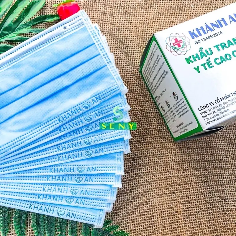 Hộp 50 cái khẩu trang y tế khang khuẩn Khánh An dày 4 lớp 2