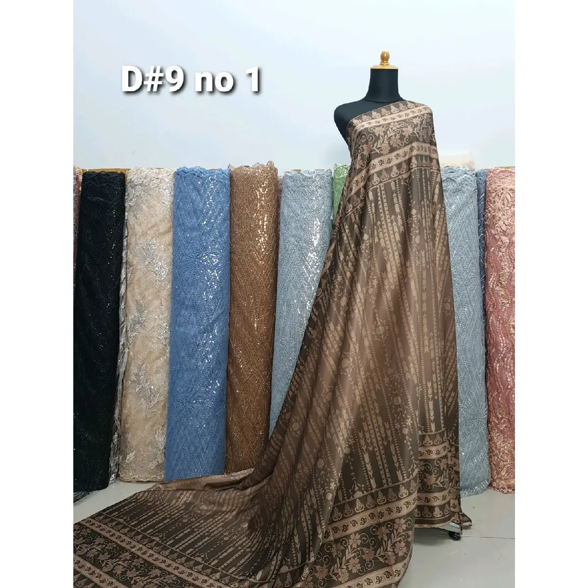 Satin Velvet Motif Premium D#9