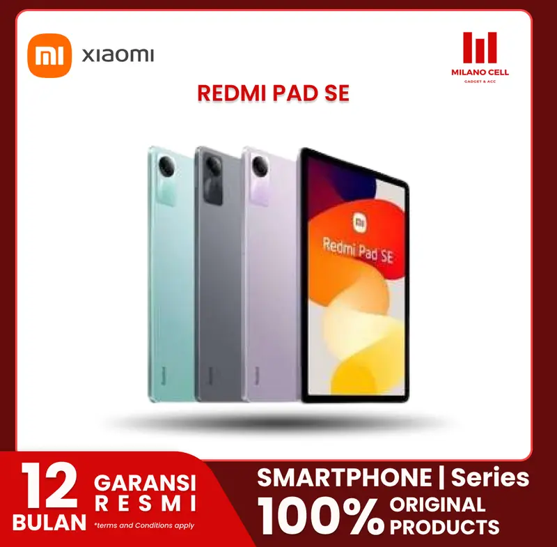 (NEW) Xiaomi Redmi Pad SE 4/128GB Qualcomm Snapdragon 680 Garansi Resmi Gold Kamera 0