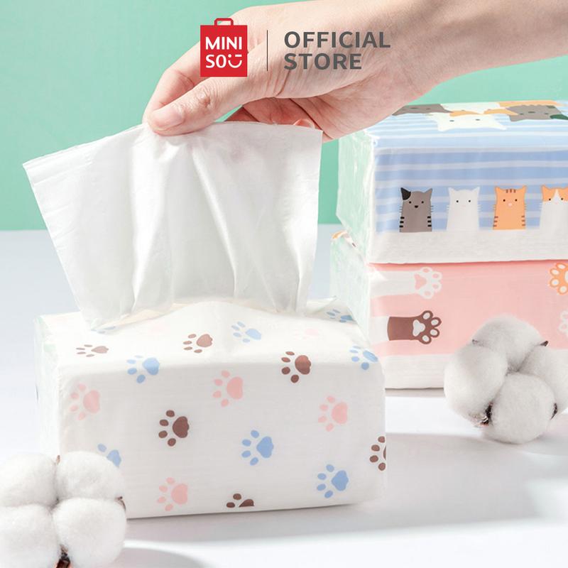 MINISO Tisu Facial Tissue 3ply Tisu Wajah Lembut Tisue Tisu Muka 120 Sheets 3-Pack 0