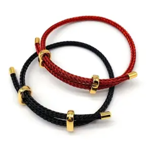 (Free Pembatas) Gelang Tali Kawat Anti Air Waterproof Untuk Charm Liontin