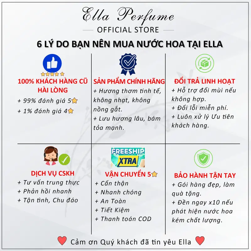 Nước Hoa Nữ Chính Hãng ELLA PERFUME Delina La Rosee / Delina / Valaya - Hương Thơm Dịu Dàng, Gợi Cảm, Sang Trọng 8
