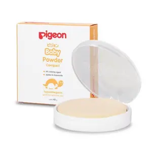 PIGEON Baby Compact Powder / Bedak Bayi / Bedak Muka Bayi - Powder Cake