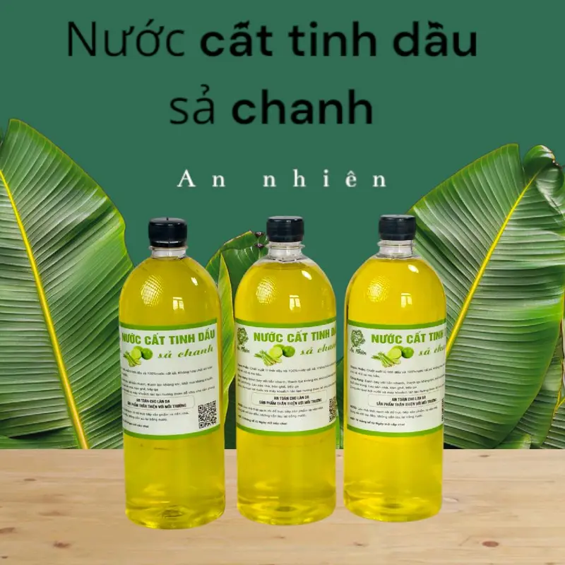 Combo 3 chai tinh dầu sả chanh 1000ml/chai 0