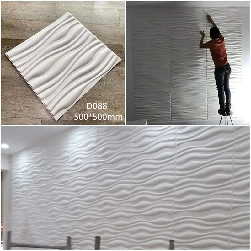JURAGAN WALLPANEL WALLPAPER DINDING 30X30CM 50X50CM DEKORASI WALL PANEL 3D PVC DINDING DEKOR RUMAH 4