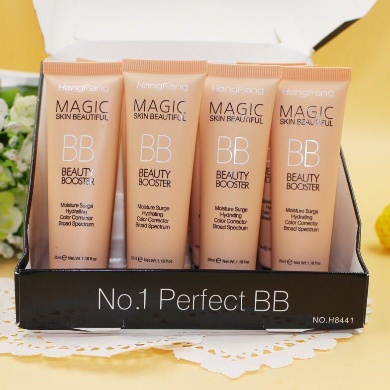 BB Cream, Full-Coverage Foundation&Concealer, Color Correcting Cream,Oil Control Liquid Foundation Long Lasting Waterproof Concealer Face Brighten Base Foundation for All Skin Types 6