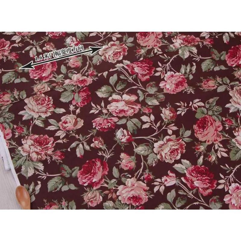 100% DIY Sewing Quilting Fat Quarters Material Tecido For Baby Dress Home Textiles Flower Twill Cotton Fabric,Patchwork Cloth 3