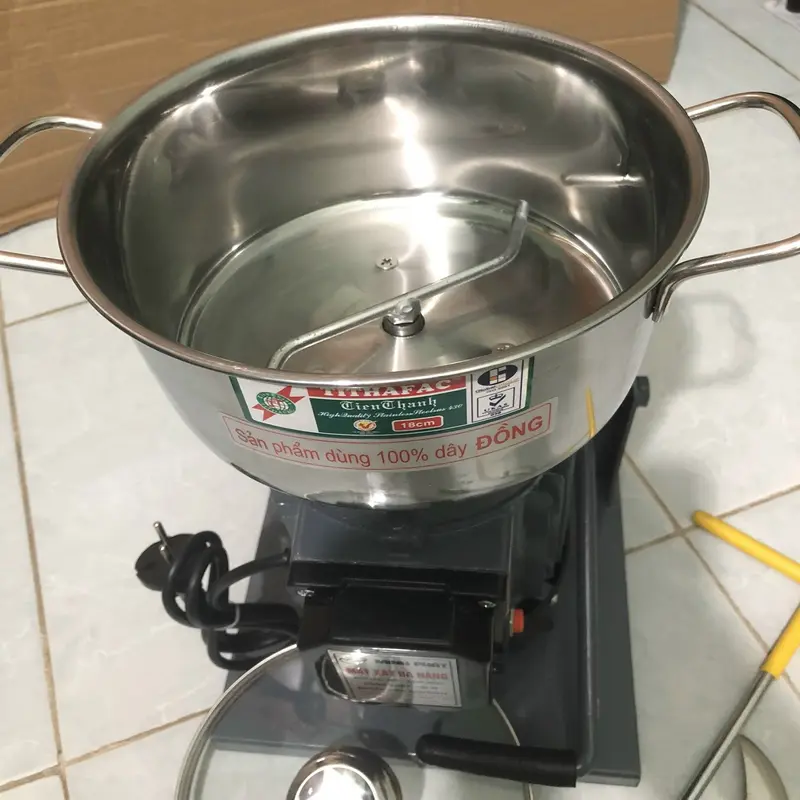 Máy xay ruốc, chà bông, chân nấm, xé sợi khô gà, kết hợp dao xay giò chả thịt cá riềng sả 750W hàng chuẩn 4