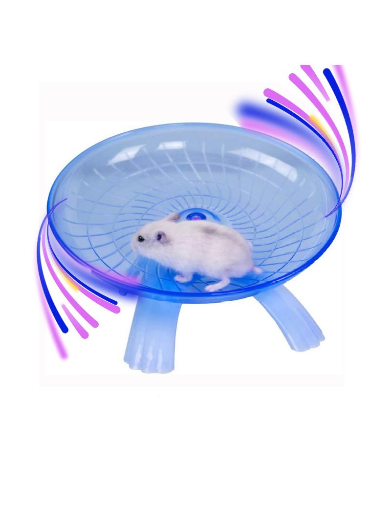 Product Introduction of Pet Hamster Flying Saucer Exercise Squirrel Wheel Hamster Mouse Running Disc Rat Toys Cage Small Animal Hamster Accessories 1