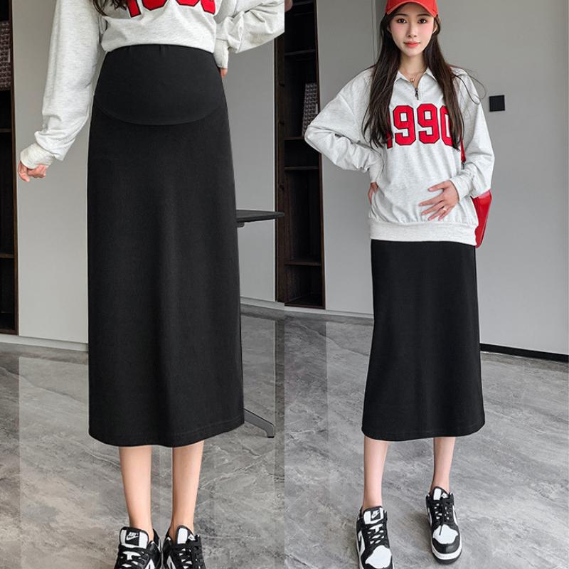 Chân Váy Bầu Công Sở Chữ A Larosa Mẫu Mới 2025 Dáng Dài Chất Umi Mềm Mịn Co Dãn Có Chun Điều Chỉnh Vòng Bụng LA94V Nữ Women